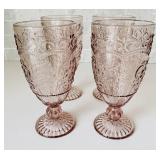 The Pioneer Woman 14.7oz. Amelia Tea Goblets Rose Set of 4