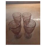 The Pioneer Woman 14.7oz. Amelia Tea Goblets Rose Set of 4