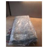 SAFAVIEH Baltimore Dimas Distressed Polyester Machine Washable Area Rug  Ivory/Rust  9  x 12 - Retail: $216