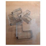 Zenna Home4-Tier Tension Pole Shower Caddy in Satin Nickel