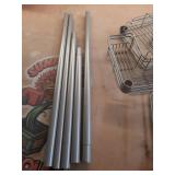 Zenna Home4-Tier Tension Pole Shower Caddy in Satin Nickel