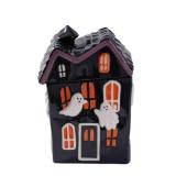 Way to Celebrate Halloween Ceramic Haunted House Treat Jar, Food Storage