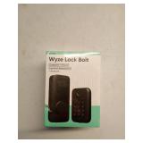 Wyze - Smart Lock Bolt, Fingerprint Keyless Entry, Bluetooth Deadbolt Replacement, In-App Monitoring and Scheduled Access - Black - Retail: $66