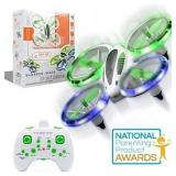 Sharper Image 2.4Ghz RC Glow Up Stunt Drone With LED Lights