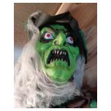 Haunted Hill Farm 6-ft Freestanding Motion Activated Talking Lighted Witch Animatronic - Retail: $70