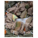 Thanksgiving Burlap Mesh Wreath 18 inch