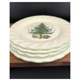 Nikko Christmas Tree Dinner Plates Set
