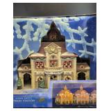 Fiber Optic Christmas Train Station Building