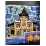 Fiber Optic Christmas Train Station Building
