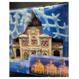 Fiber Optic Christmas Train Station Building