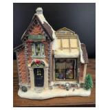 Christmas Village Flower Shop Building