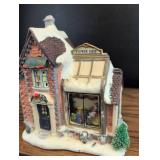 Christmas Village Flower Shop Building