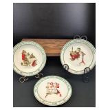 Norman Rockwell Christmas Collector Plates 1984-1987