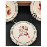 Norman Rockwell Christmas Collector Plates 1984-1987