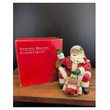Possible Dreams Clothtiques Santa with Scroll