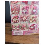 Pink Christmas Gnome Advent Calendar Puzzle