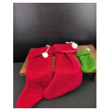 Monogrammed Christmas Stockings Set