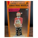 Emmett Kelly Jr. Christmas Musical Figurine by Flambro