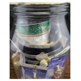 Wrights Holiday Angel Ornaments & Ribbon Set in Glass Jar