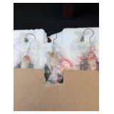 Coldwater Creek Woodland Santa Ornaments Set