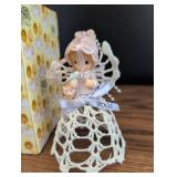 Precious Moments Girl/Bird 2003 Hanging Ornament