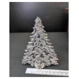 Miniature Silver Christmas Tree Figurine