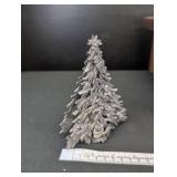 Miniature Silver Christmas Tree Figurine