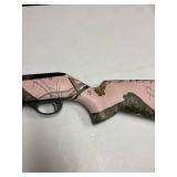 Remington Model 597 .22 LR semi-auto rifle with Mossy Oak wrap