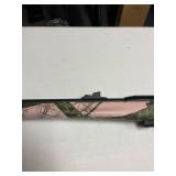 Remington Model 597 .22 LR semi-auto rifle with Mossy Oak wrap
