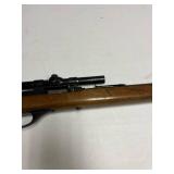 Glenfield Model 60 .22 LR semi-auto rifle with Weaver spcope