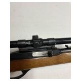 Glenfield Model 60 .22 LR semi-auto rifle with Weaver spcope