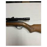 Glenfield Model 60 .22 LR semi-auto rifle with Weaver spcope