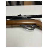 Glenfield Model 60 .22 LR semi-auto rifle with Weaver spcope
