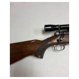 Winchester Pre-64 .300 H&H mag bolt action rifle with Lyman scope