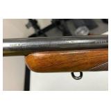 Winchester Pre-64 .300 H&H mag bolt action rifle with Lyman scope