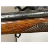 Winchester Pre-64 .300 H&H mag bolt action rifle with Lyman scope
