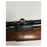 Winchester Pre-64 .300 H&H mag bolt action rifle with Lyman scope