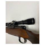 Winchester Pre-64 .300 H&H mag bolt action rifle with Lyman scope