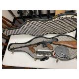 Thompson 1927-A1  .45 caliber semi-auto Tommy Gun with custom hand stitched case and drum magazine