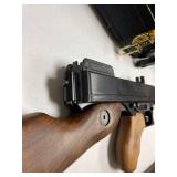 Thompson 1927-A1  .45 caliber semi-auto Tommy Gun with custom hand stitched case and drum magazine