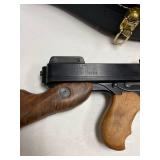 Thompson 1927-A1  .45 caliber semi-auto Tommy Gun with custom hand stitched case and drum magazine