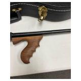 Thompson 1927-A1  .45 caliber semi-auto Tommy Gun with custom hand stitched case and drum magazine