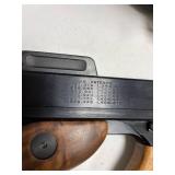 Thompson 1927-A1  .45 caliber semi-auto Tommy Gun with custom hand stitched case and drum magazine