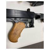 Thompson 1927-A1  .45 caliber semi-auto Tommy Gun with custom hand stitched case and drum magazine