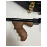 Thompson 1927-A1  .45 caliber semi-auto Tommy Gun with custom hand stitched case and drum magazine