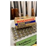 Winchester Ranger .45 auto & UMC .45 auto leadless ammunition