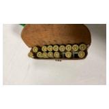 Winchester and other 7mm STW ammunition with box and pouch