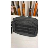 Assorted ammunition and shells with tactical pouch and magazine