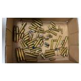 Assorted ammunition and shells with tactical pouch and magazine