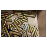 Assorted ammunition and shells with tactical pouch and magazine